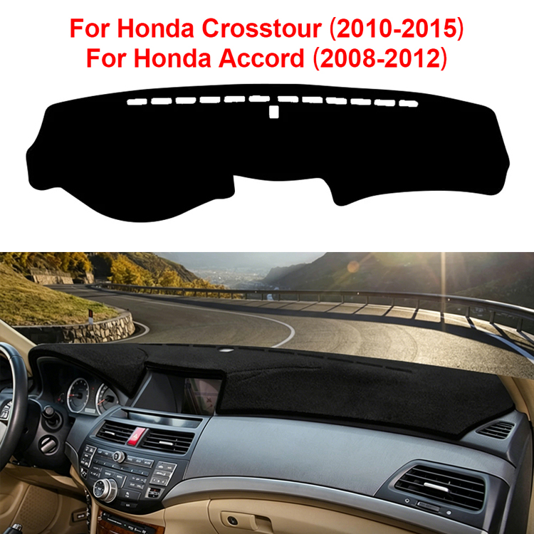Car Anti-Slip Dashboard Mat - 車のダッシュボードカバーパッド 2010-2015 ホンダアコード用 サンシェードプロテクター 抗紫外線ダッシュマット 滑り止めパッド