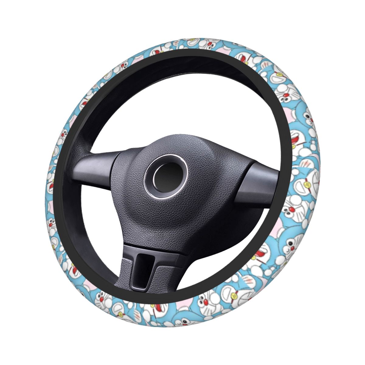 D.A.D Car Accessories - D-ドラエモンズ ユニバーサルステアリングホイールカバー SUV用 滑り止め 車のステアリングホイールプロテクター 15インチ