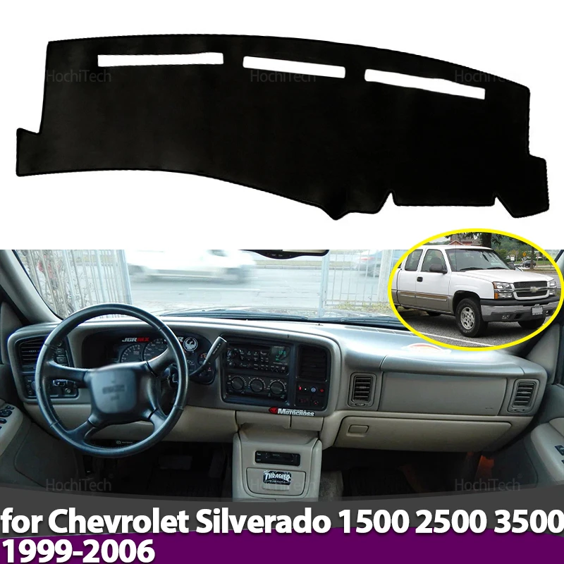Car Anti-Slip Dashboard Mat - シボレー シルバラード 1500 2500 3500 1999-2006