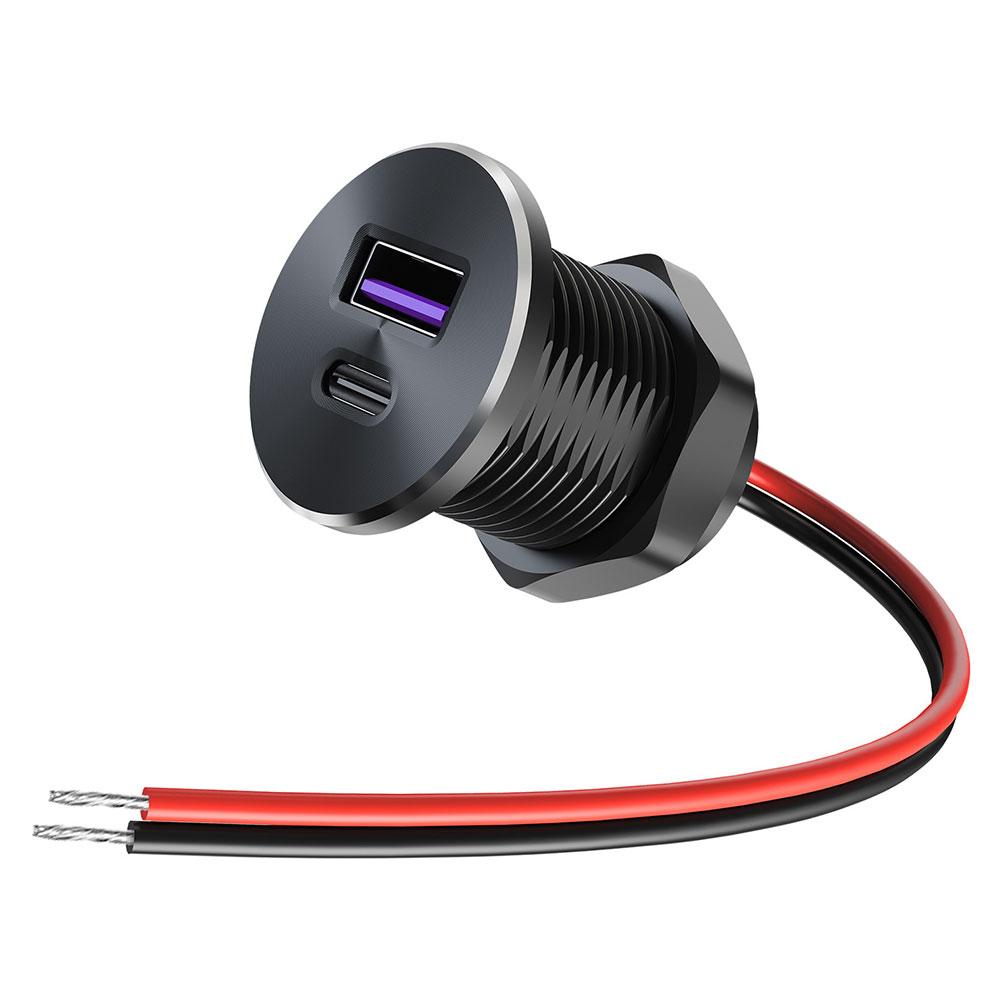 ミニカーチャージャー デュアル急速充電 30W USB-C  - D.A.D Car Accessories のレビューと価格