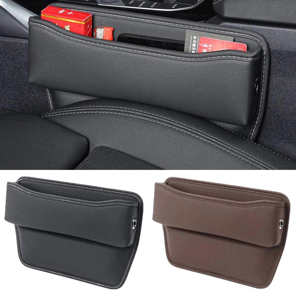 Pu レザーカーシートギャップフィラー収納ボックスカーアクセ - Car Accessories Mercedes のレビューと価格