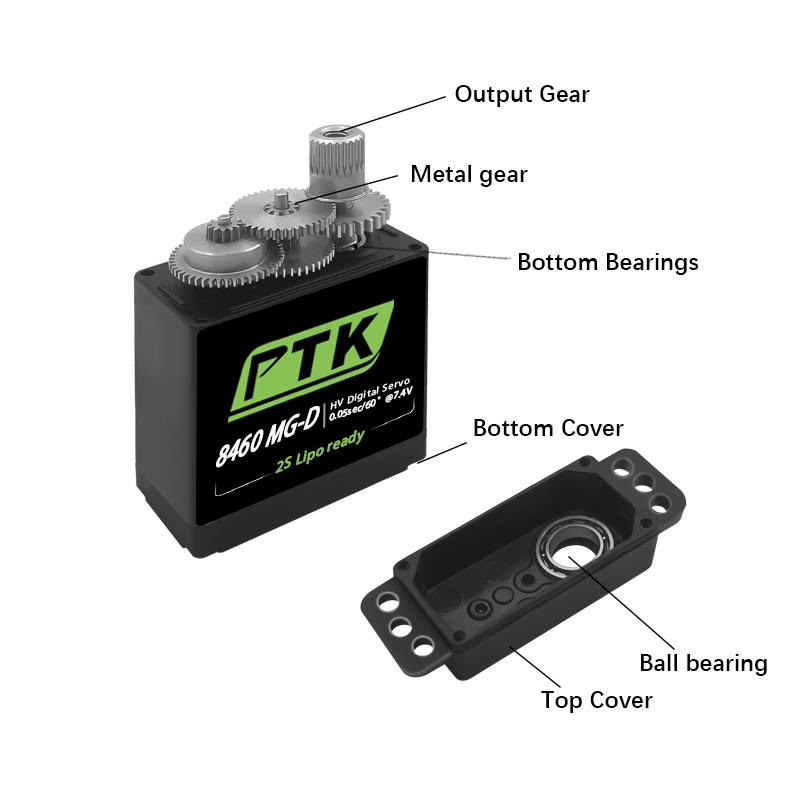 PTK 8460 MG-D9gデジタルサーボメタルギアリモコ - D.A.D Car Accessories のレビューと価格