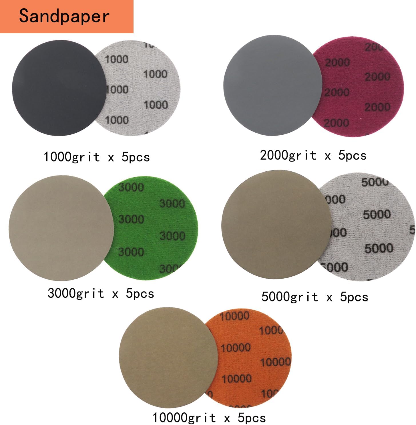 3インチ75MM車用ヘッドライト修復キット39点セット（サン - Car Wax Polishing Pad のレビューと価格