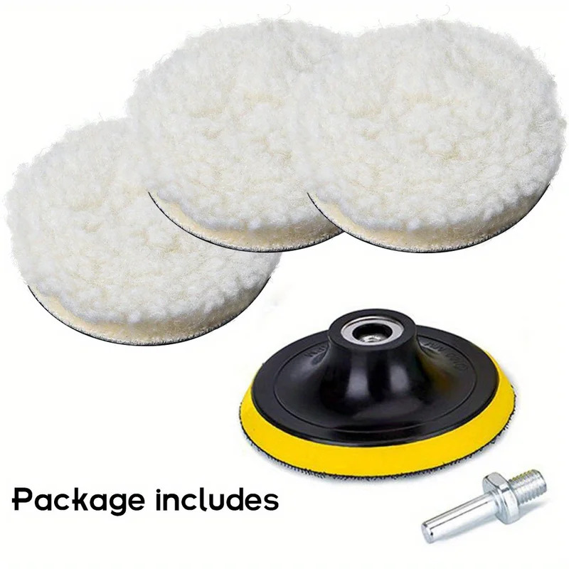 5個入り 7/6/5/4/3インチ 車磨きワックス掛けバフホ - Car Wax Polishing Pad のレビューと価格
