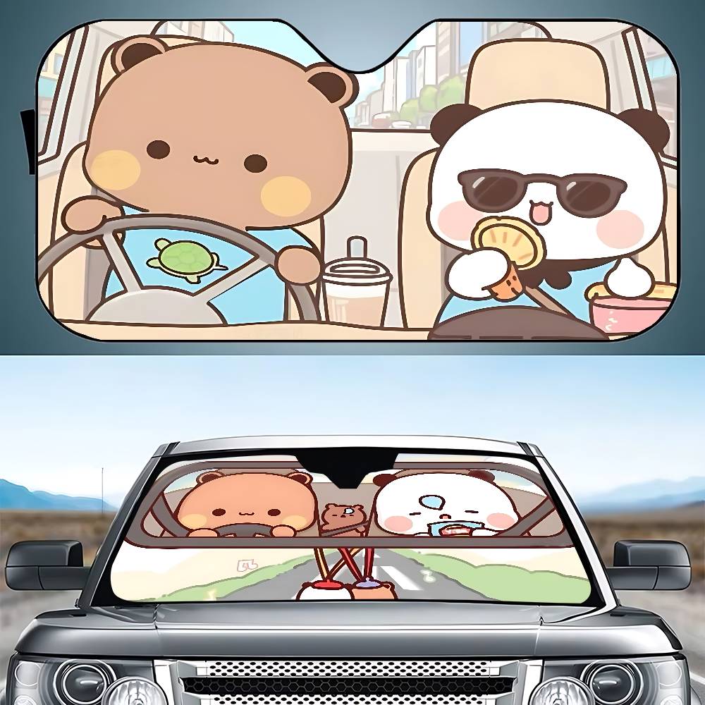 かわいい D-Dudu Bubu 車用サンシェードカーテン  - D.A.D Car Accessories のレビューと価格