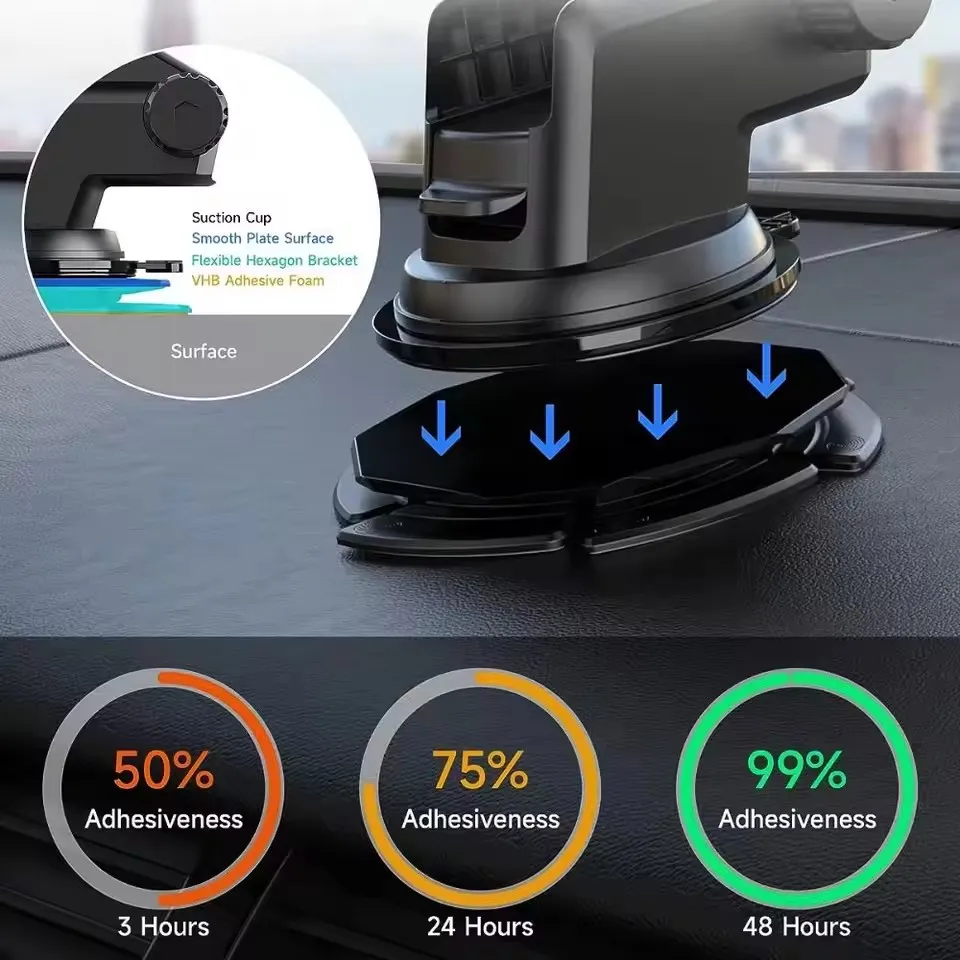 滑り止めシリコン吸盤式ダッシュボード携帯電話パッドホルダーデ - Car Anti-Slip Dashboard Mat のレビューと価格