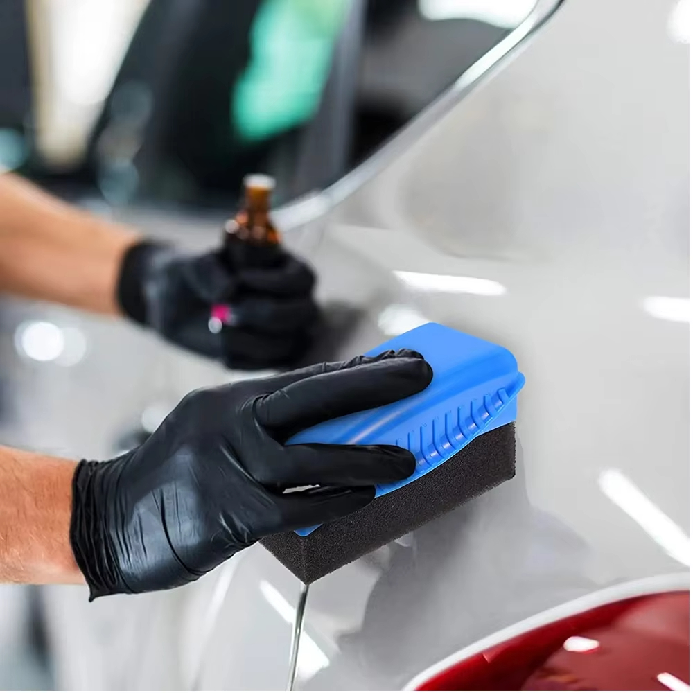 車のホイールスポンジブラシ (蓋付きまたは蓋なし) - タイ - Car Wax Polishing Pad のレビューと価格