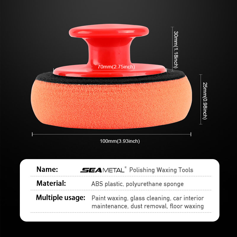 SEAMETAL 6 ピース/セット洗車ワックスポリッシュパ - Car Wax Polishing Pad のレビューと価格
