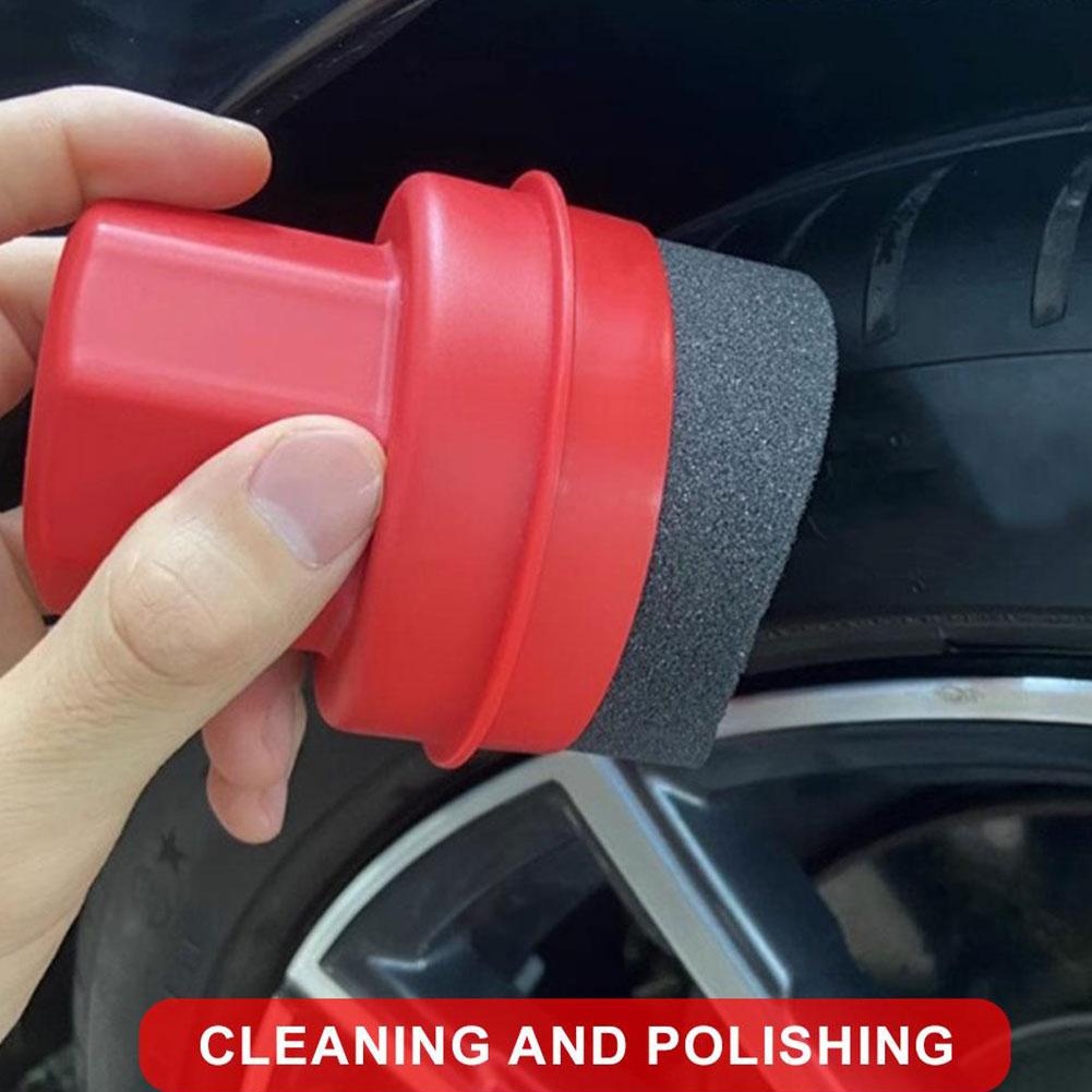 再利用可能なタイヤワックス塗布スポンジ（蓋付き）カーブ型車体 - Car Wax Polishing Pad のレビューと価格