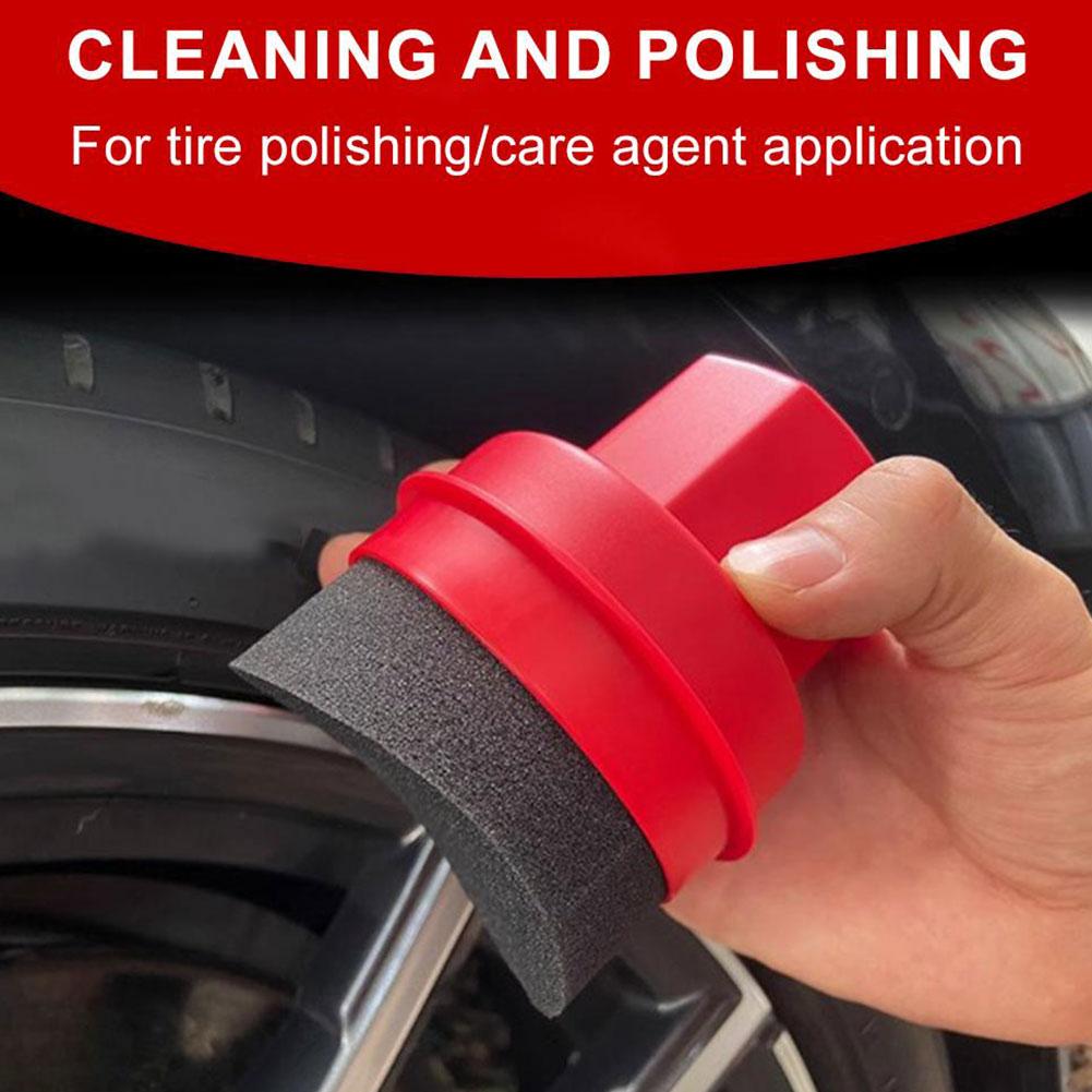 再利用可能なタイヤワックス塗布スポンジ（蓋付き）カーブ型車体 - Car Wax Polishing Pad のレビューと価格