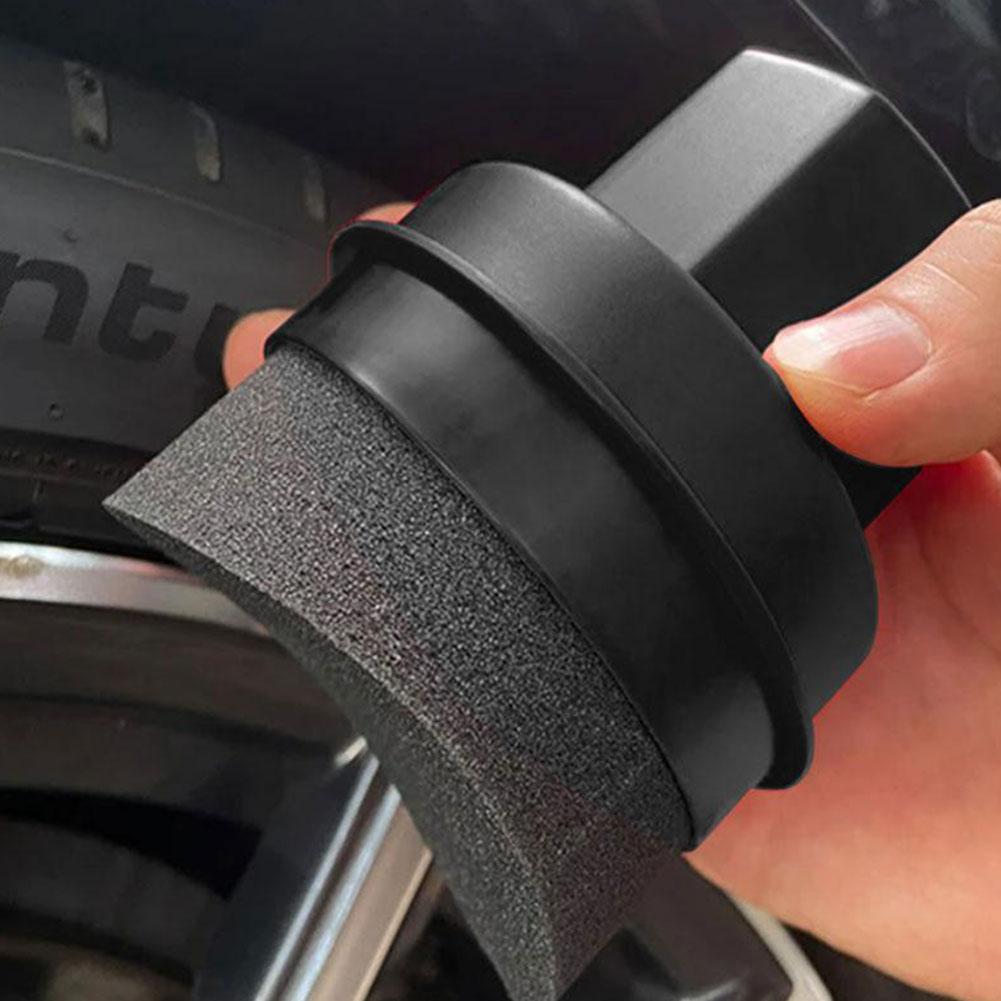 再利用可能なタイヤワックス塗布スポンジ（蓋付き）カーブ型車体 - Car Wax Polishing Pad のレビューと価格