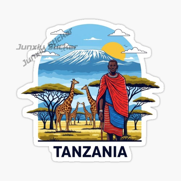 タンザニアザンジバル旗国家紋章ビニール自己粘着車ステッカー風 - Car Accessories Zanzibar のレビューと価格