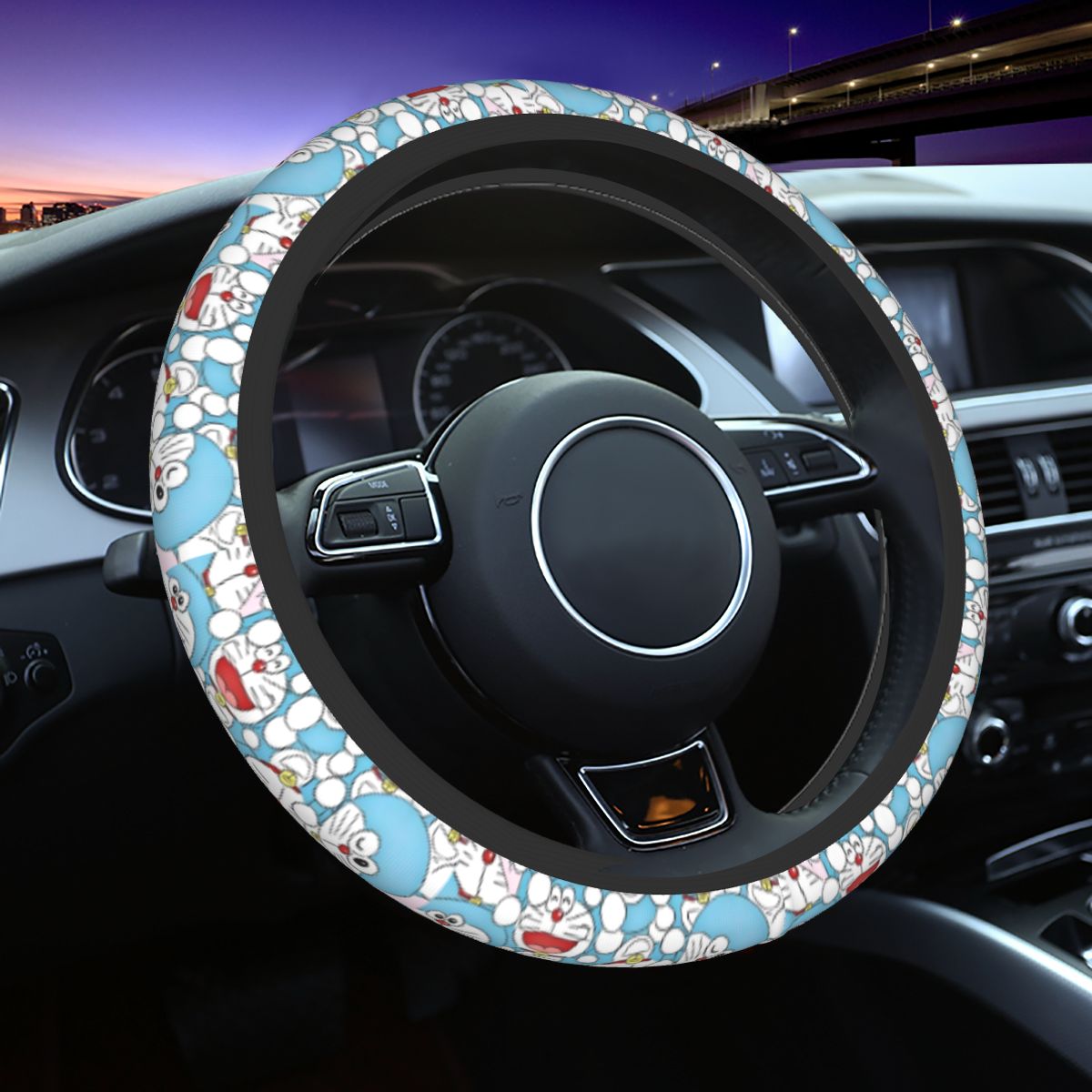 D-ドラエモンズ ユニバーサルステアリングホイールカバー S - D.A.D Car Accessories のレビューと価格