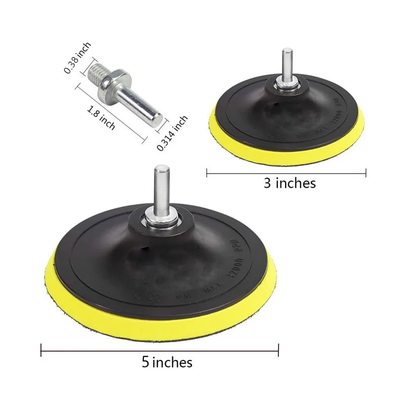 車磨きスポンジパッドキットフォームパッドバッファキット研磨機 - Car Wax Polishing Pad のレビューと価格