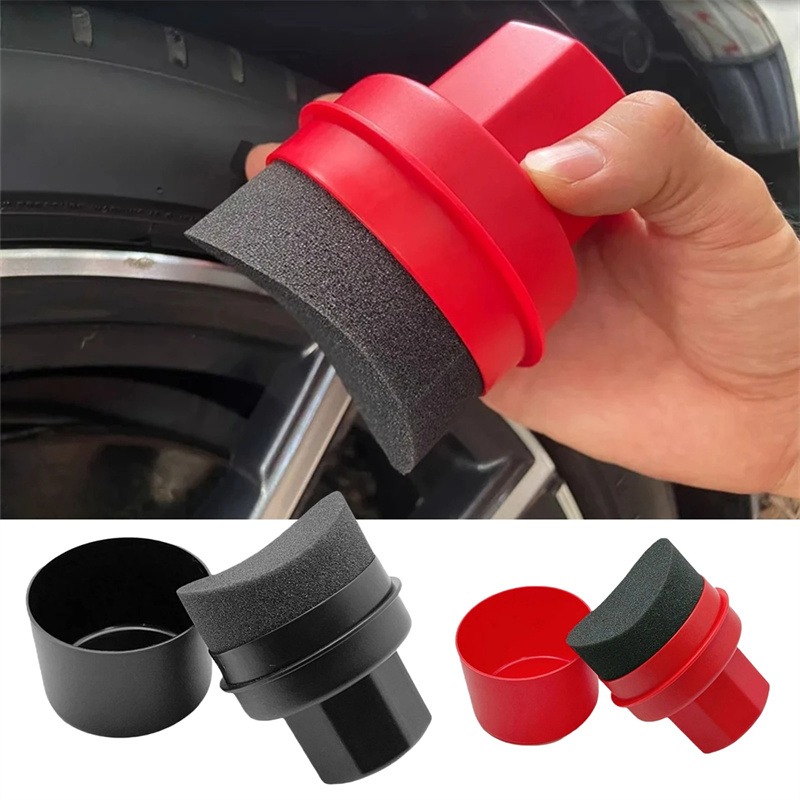 車輪研磨ワックスがけスポンジブラシABSプラスチック洗浄クリ - Car Wax Polishing Pad のレビューと価格