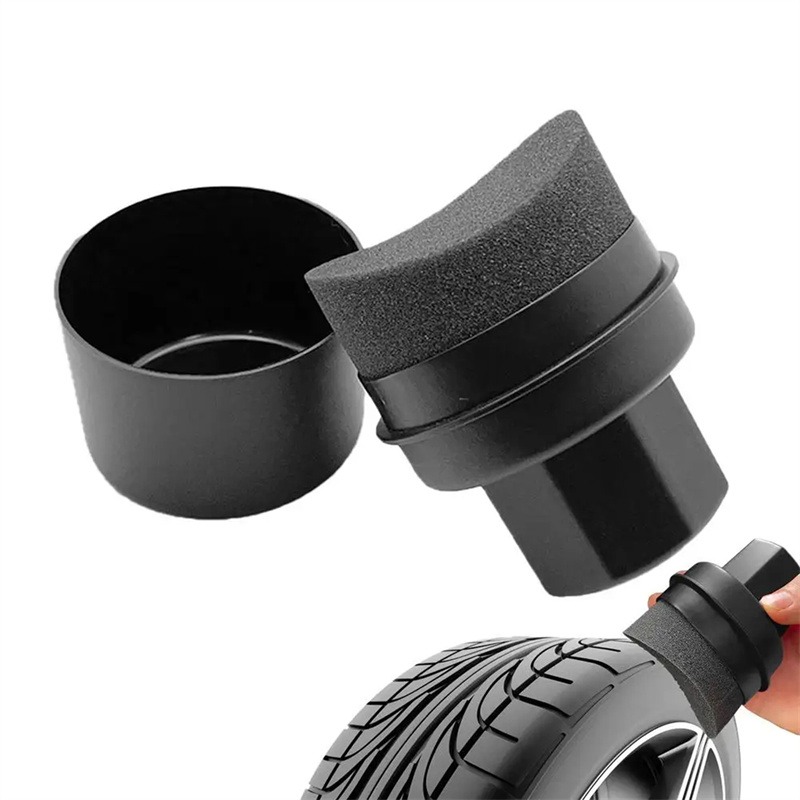 車輪研磨ワックスがけスポンジブラシABSプラスチック洗浄クリ - Car Wax Polishing Pad のレビューと価格